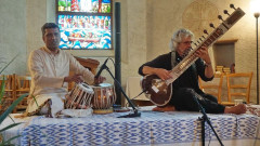 2018 06 23 18.34 riker kulturtag   thomas niggli sitar  shrirang mirajkar tabla aus pune indien kl